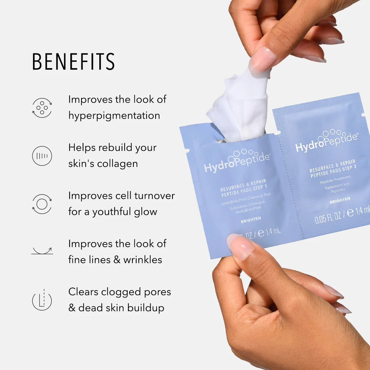 Image of HydroPeptide Resurface and Repair Peptide Pads