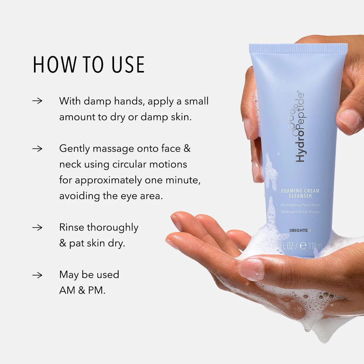 HydroPeptide Foaming Cream Cleanser 118ml