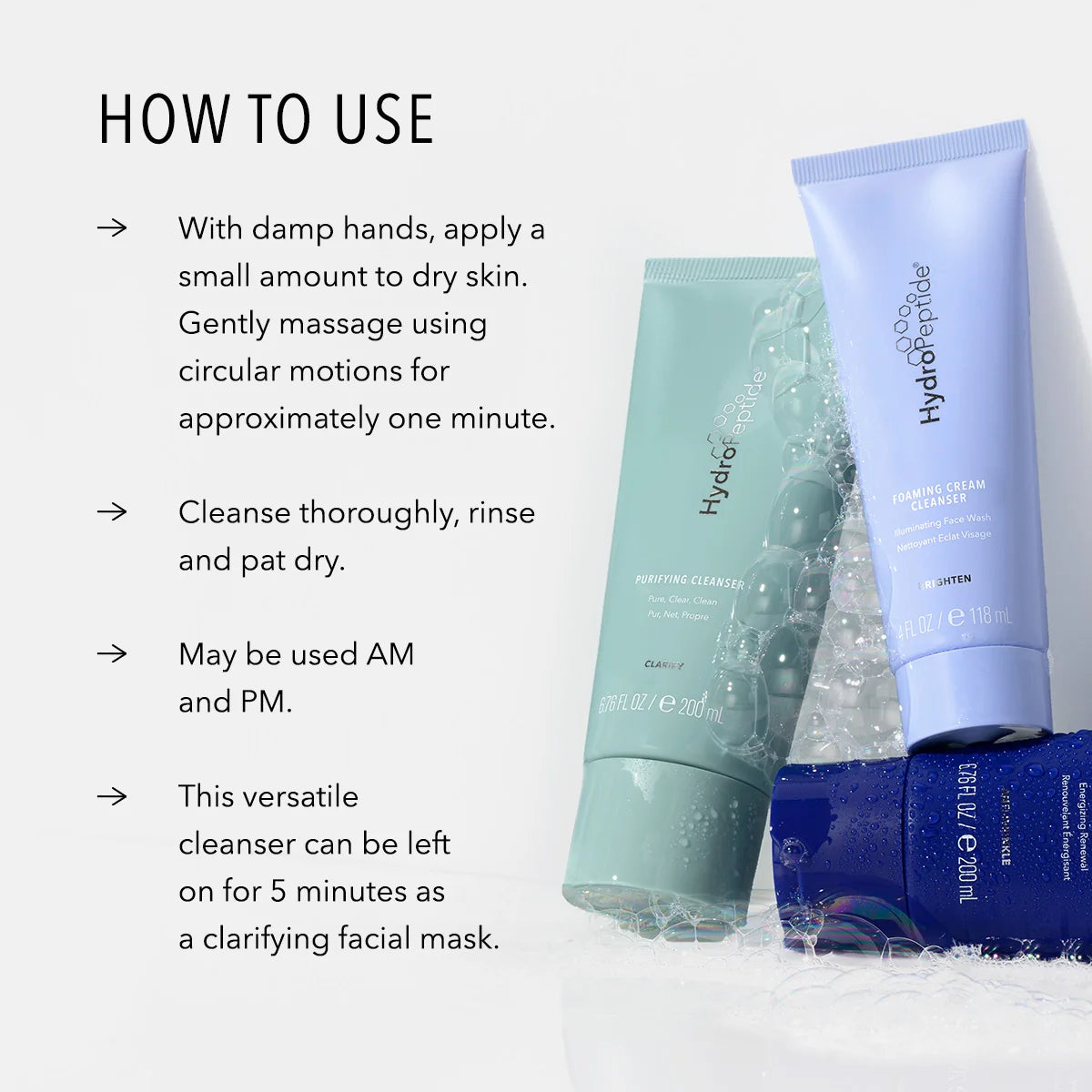 Image of HydroPeptide Purifying Cleanser 200ml