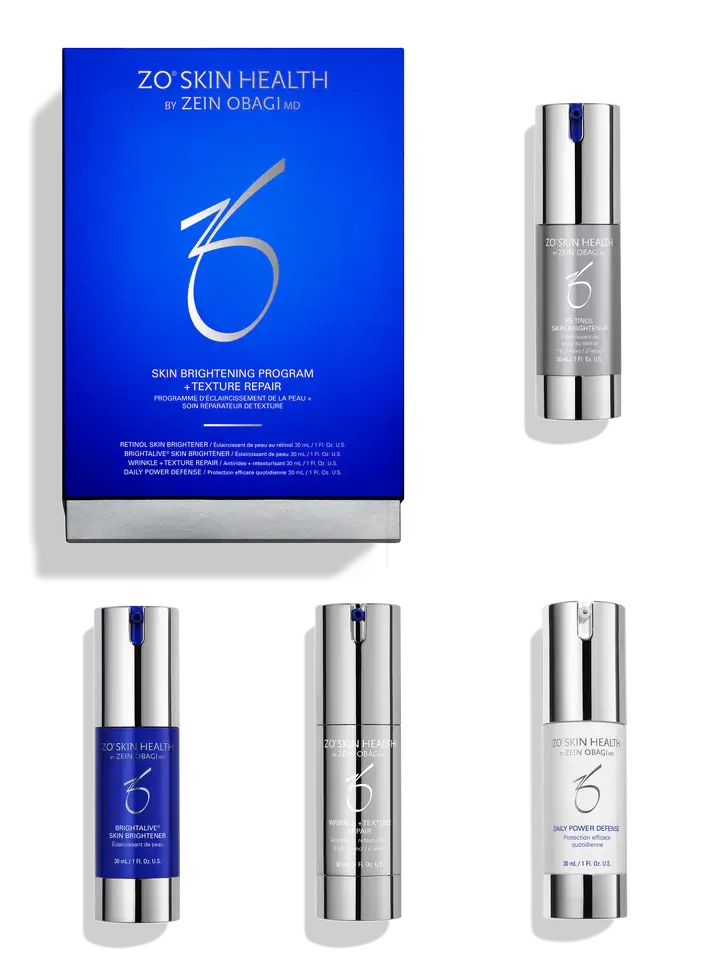 ZO Skin Brightening Program + Texture Repair Program 4pcs Travel size